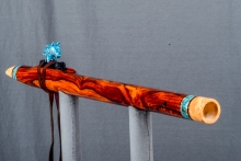 Cocobolo Native American Flute, Minor, Mid G-4, #N28H (5)